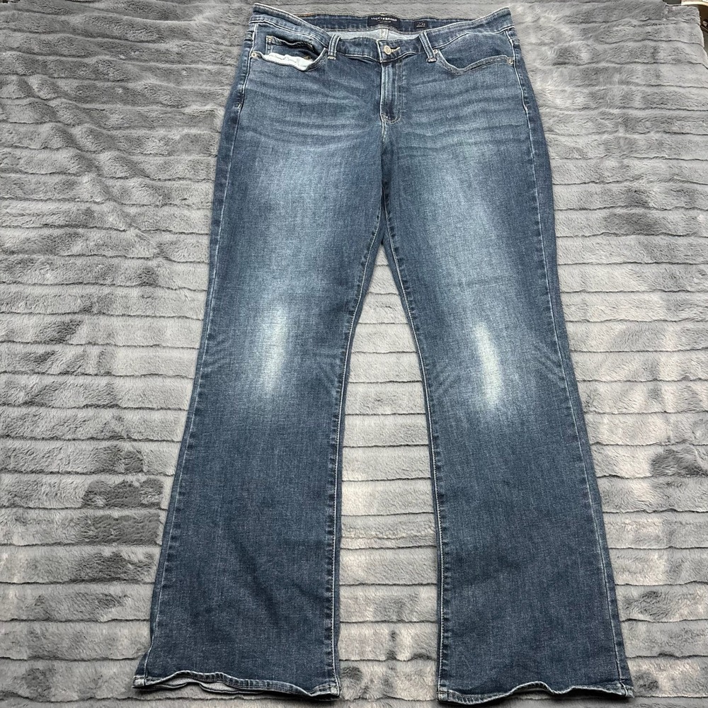 Lucky Brand Womens Blue Bootcut Jeans Size 16/33 Regular Medium Wash Denim